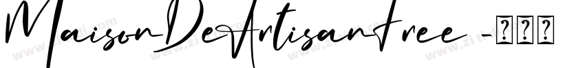 MaisonDeArtisanFree 字体转换